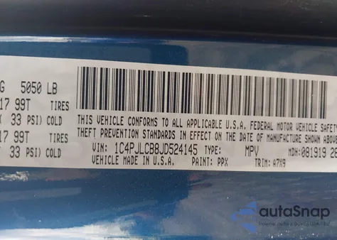 2018 Jeep Cherokee Latitude Fwd z USA, uszkodzony, nr VIN 1C4PJLCB8JD524145